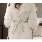 New Women's Suit Collar Coat Faux Fur Coat - Ruby's Fashion