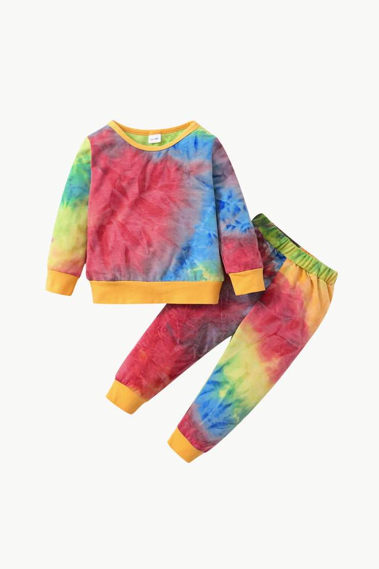 Kids Tie-Dye Top and Joggers Set - Ruby's Fashion