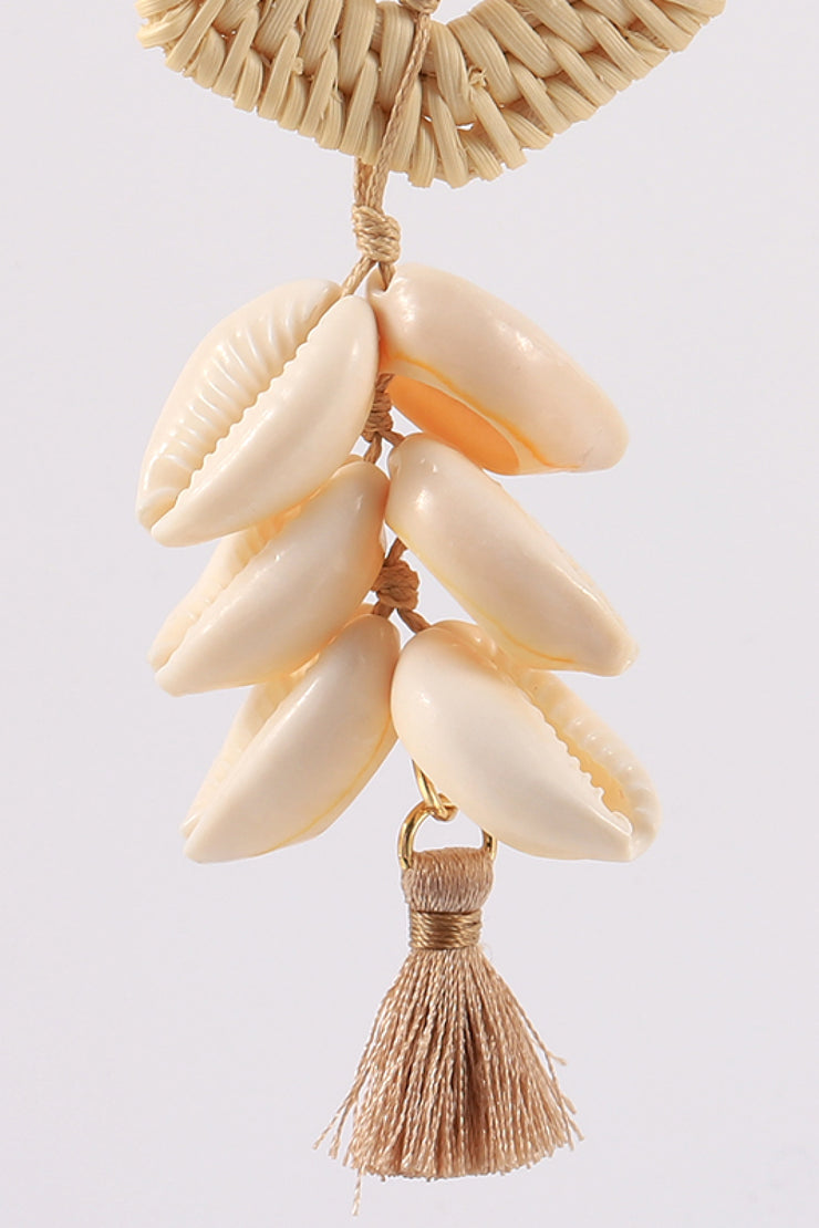 Tassel Shell Copper Earrings - Ruby's Fashion