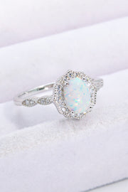 Just For You 925 Sterling Silver Opal Ring - Ruby's Fashion