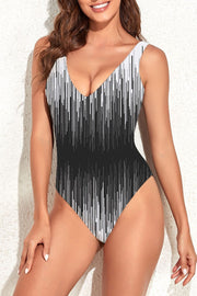 V-Neck Backless One-Piece Swimsuit - Ruby's Fashion