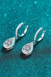 Moissanite Teardrop Earrings - Ruby's Fashion