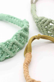 Assorted 2-Pack Macrame Flexible Headband